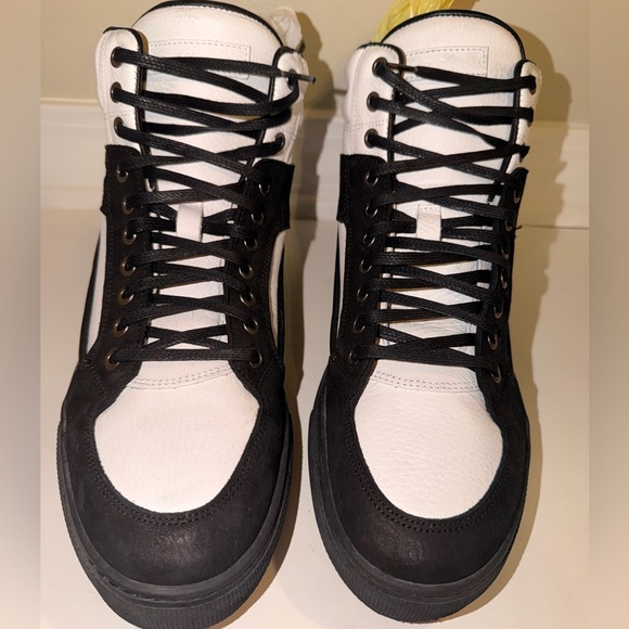 ETQ Other - ETQ Amsterdam High 2 Leather Sneakers Black White